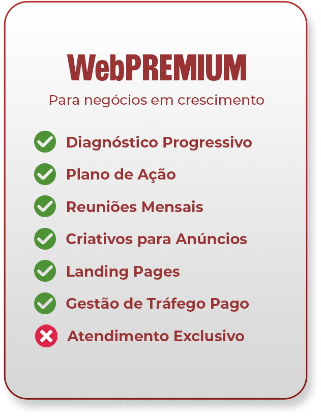 WebPREMIUM Nossos Planos